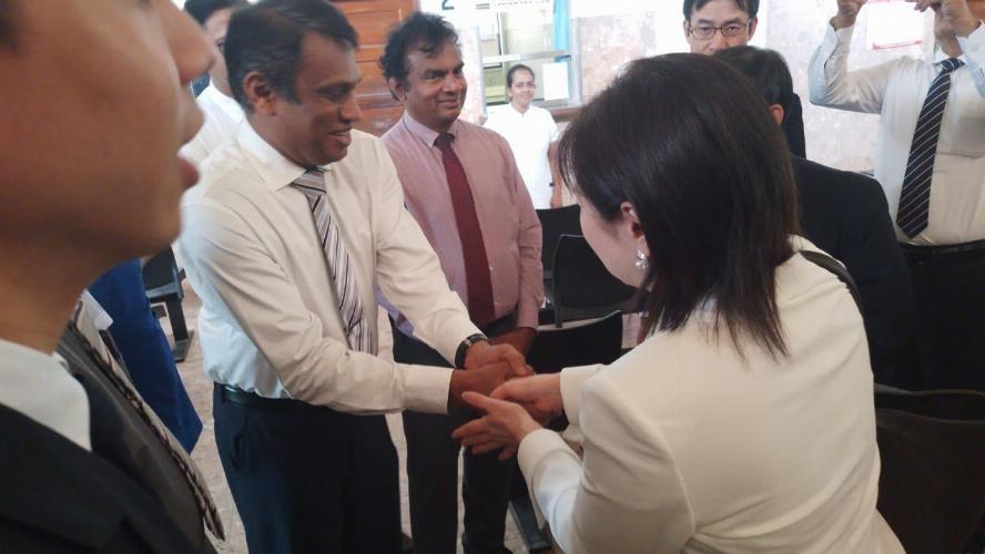 The visit of Hon. IKUINA Akiko-2